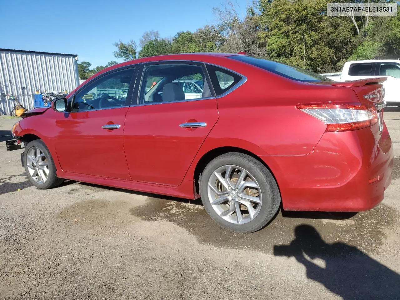 2014 Nissan Sentra S VIN: 3N1AB7AP4EL613531 Lot: 80140834