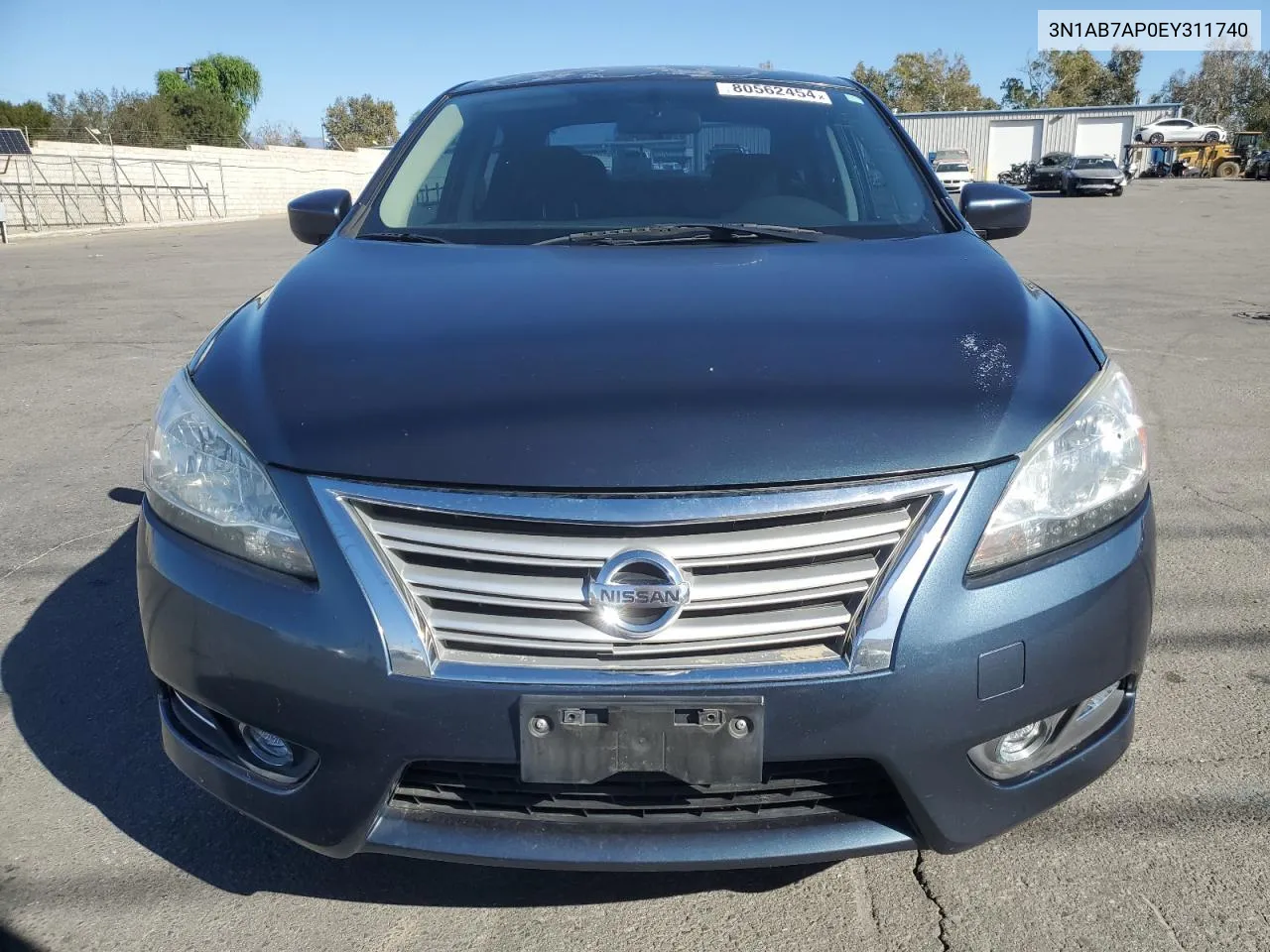 2014 Nissan Sentra S VIN: 3N1AB7AP0EY311740 Lot: 80562454