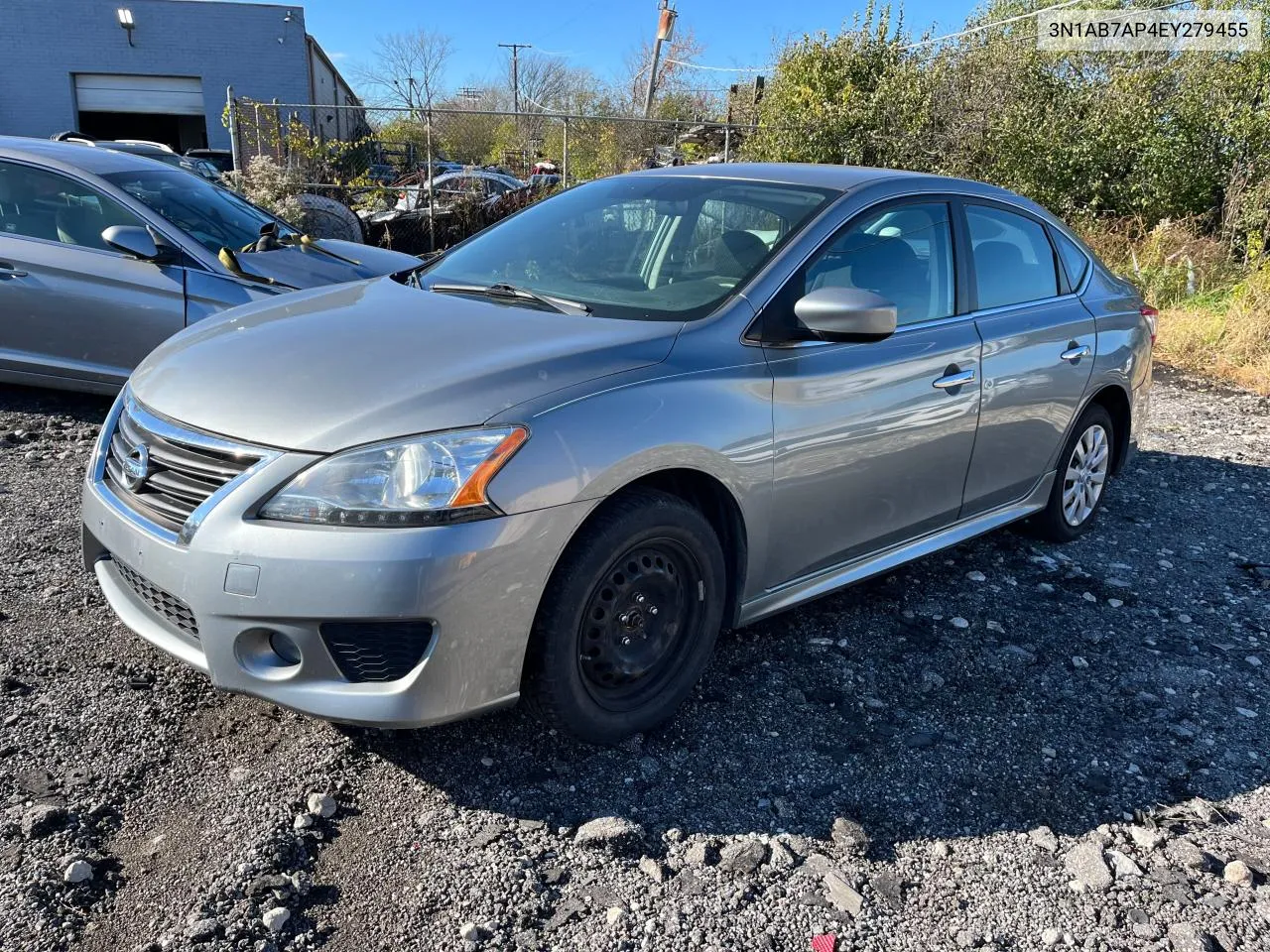 2014 Nissan Sentra S VIN: 3N1AB7AP4EY279455 Lot: 81029424