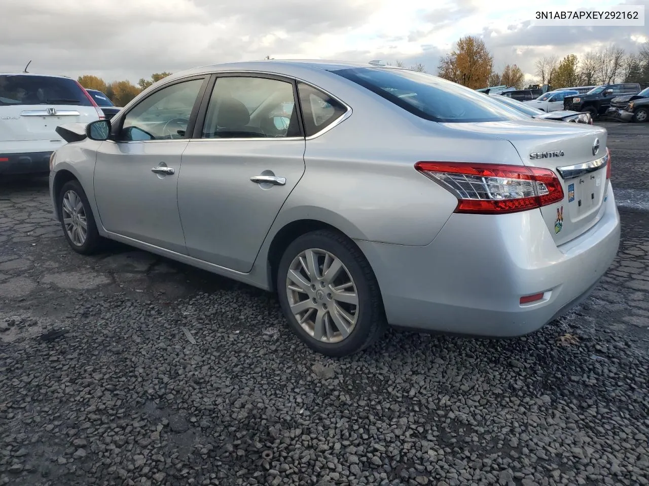 2014 Nissan Sentra S VIN: 3N1AB7APXEY292162 Lot: 81165394