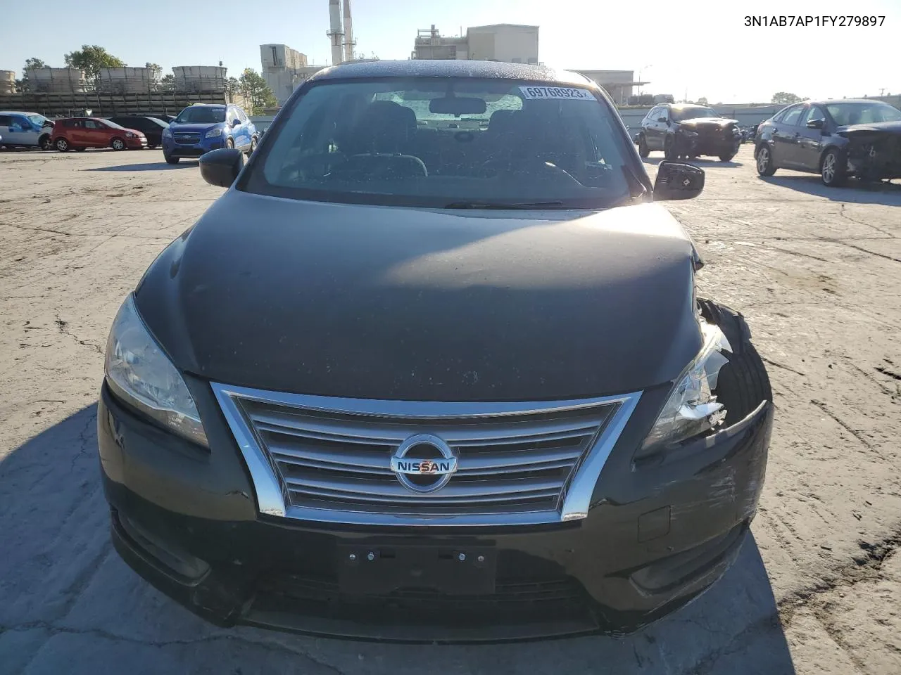 2015 Nissan Sentra S VIN: 3N1AB7AP1FY279897 Lot: 36953084