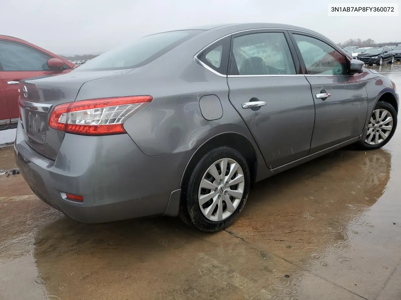 2015 Nissan Sentra S VIN: 3N1AB7AP8FY360072 Lot: 39736824