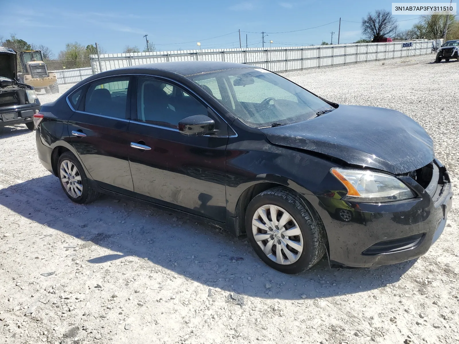 2015 Nissan Sentra S VIN: 3N1AB7AP3FY311510 Lot: 48971094