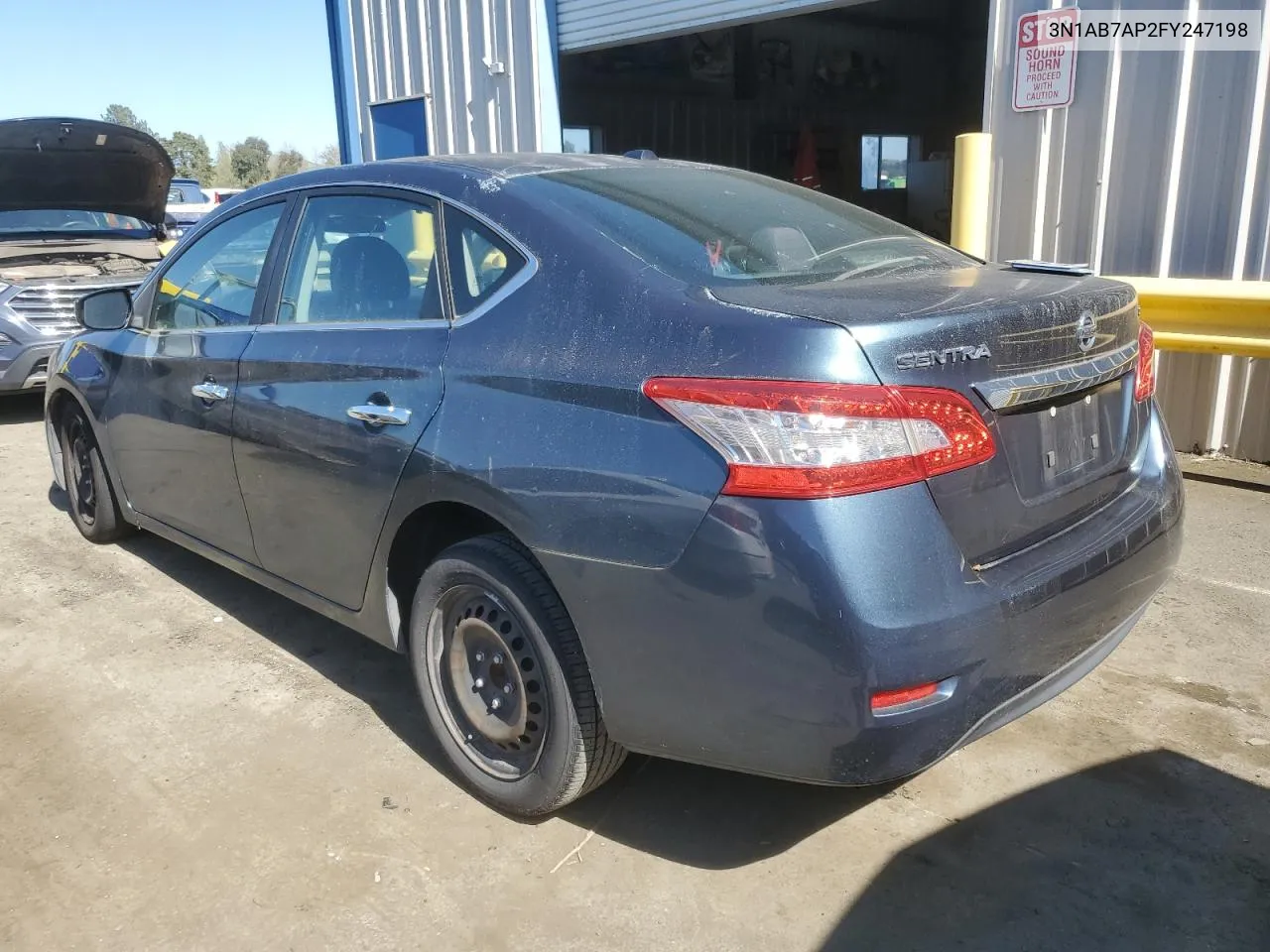 2015 Nissan Sentra S VIN: 3N1AB7AP2FY247198 Lot: 50728454