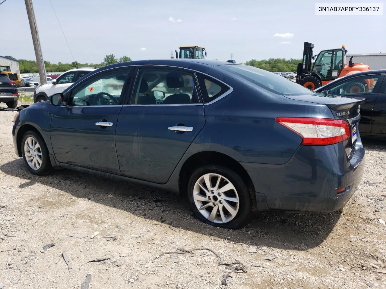 2015 Nissan Sentra S VIN: 3N1AB7AP0FY336137 Lot: 53075804