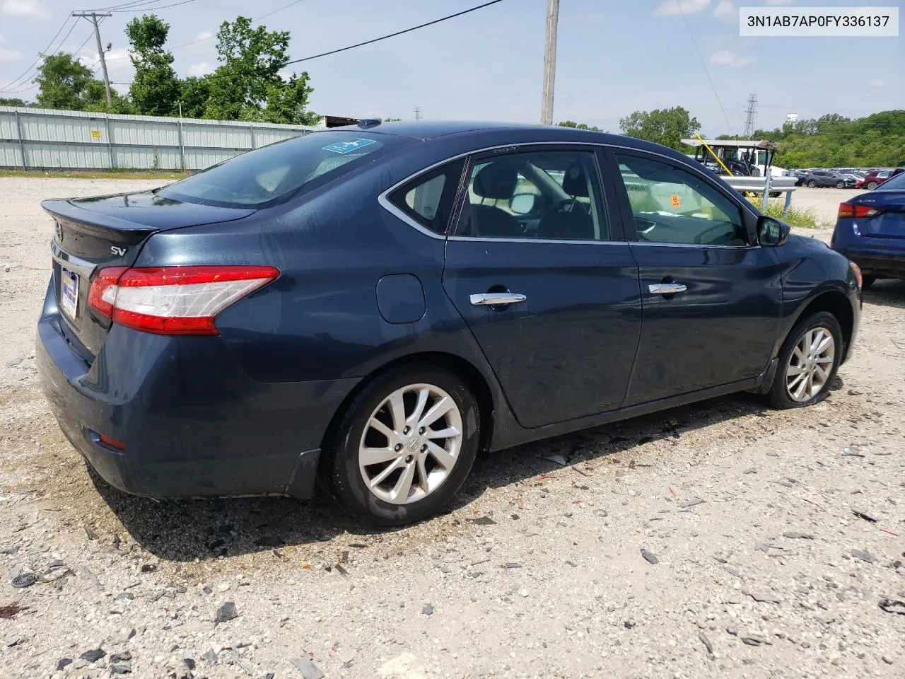 3N1AB7AP0FY336137 2015 Nissan Sentra S