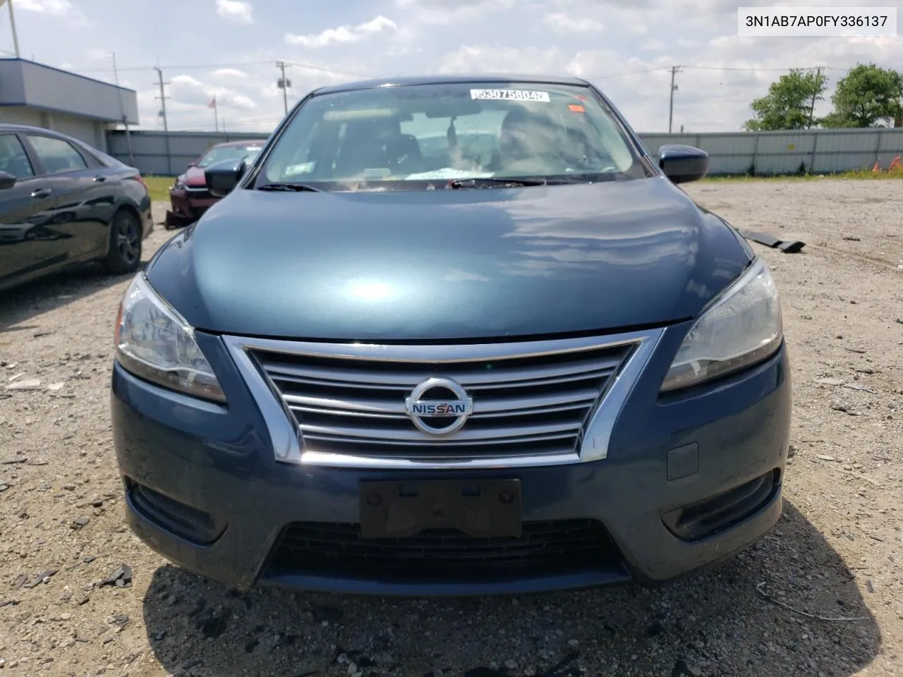 2015 Nissan Sentra S VIN: 3N1AB7AP0FY336137 Lot: 53075804