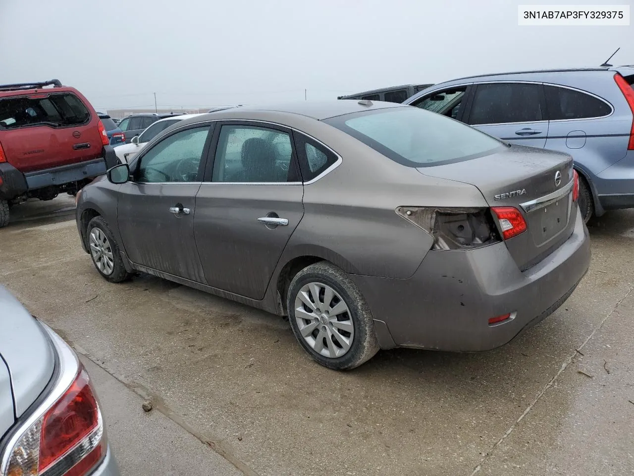 2015 Nissan Sentra S VIN: 3N1AB7AP3FY329375 Lot: 53680454