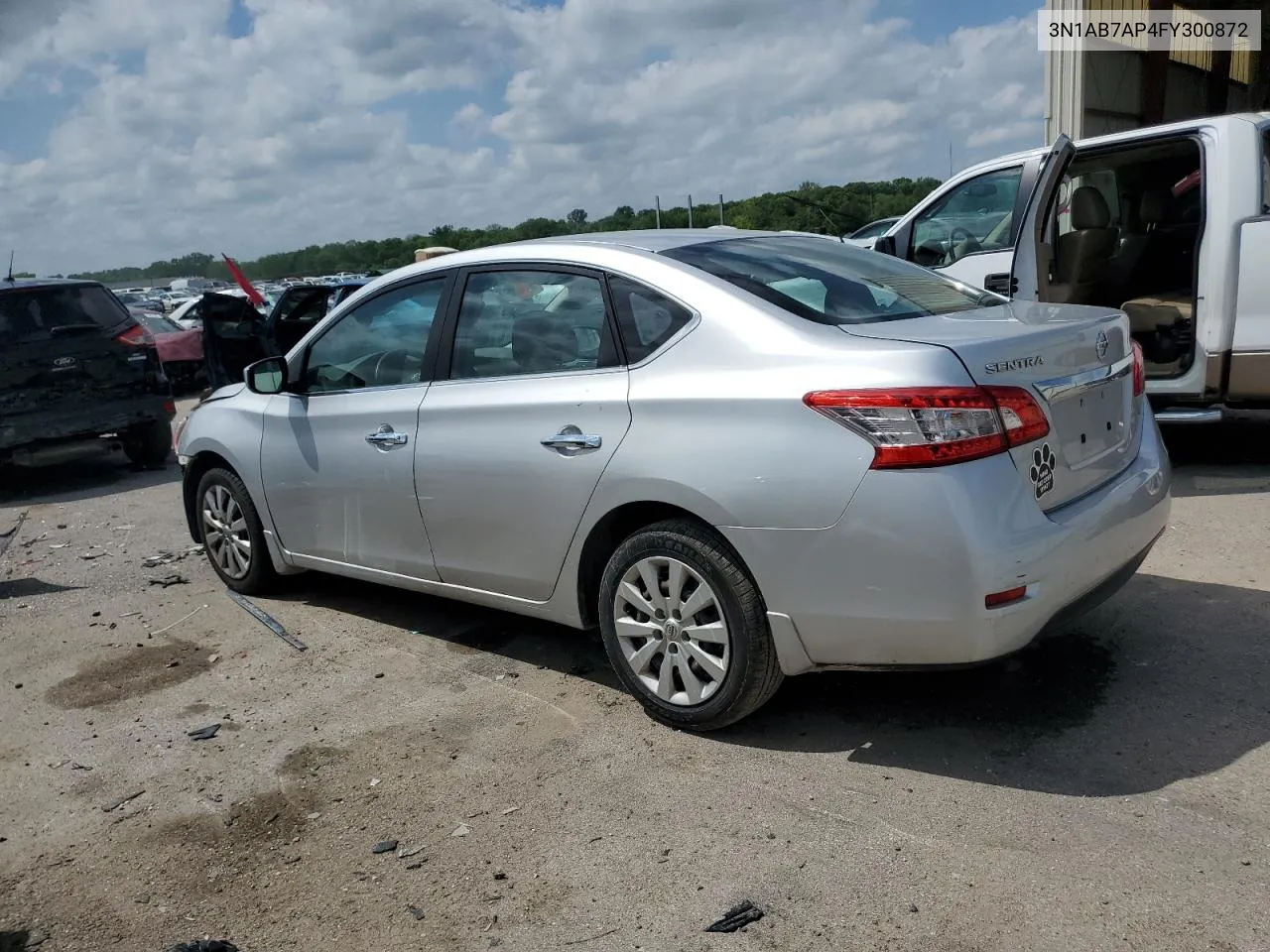 2015 Nissan Sentra S VIN: 3N1AB7AP4FY300872 Lot: 54059954