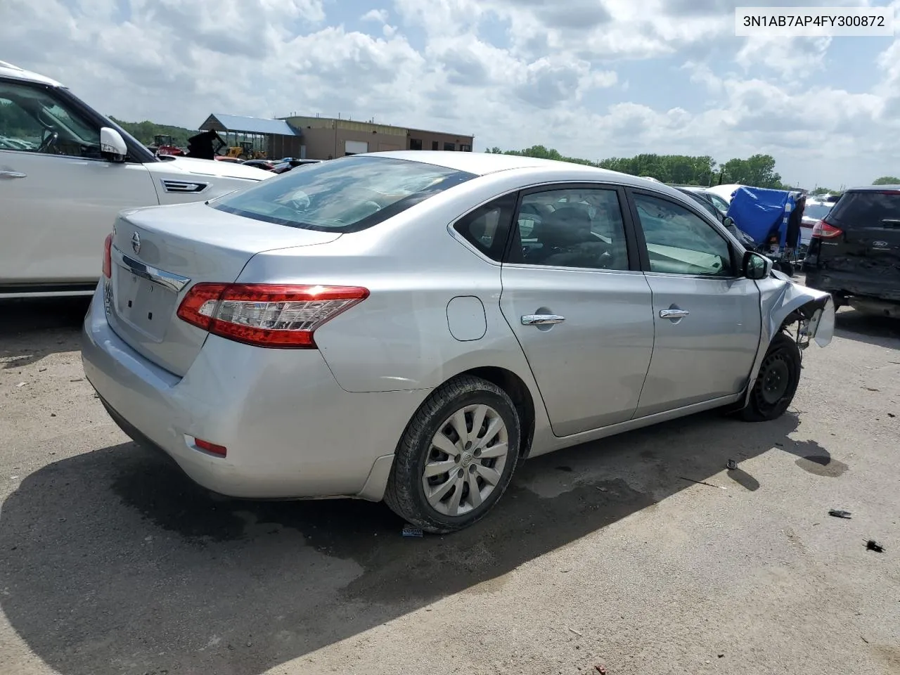 2015 Nissan Sentra S VIN: 3N1AB7AP4FY300872 Lot: 54059954