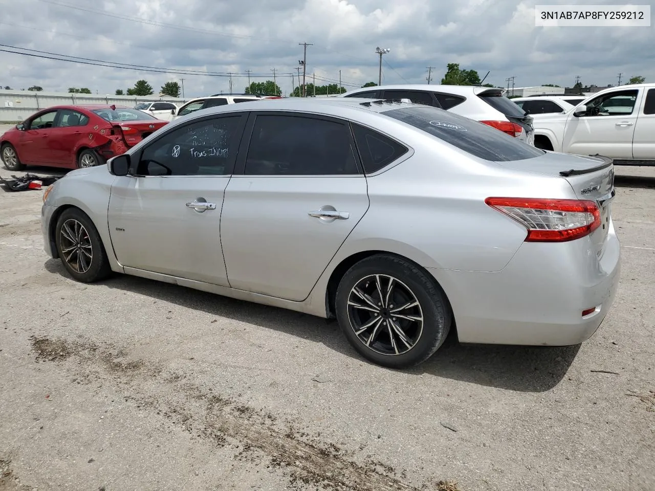 2015 Nissan Sentra S VIN: 3N1AB7AP8FY259212 Lot: 57274664