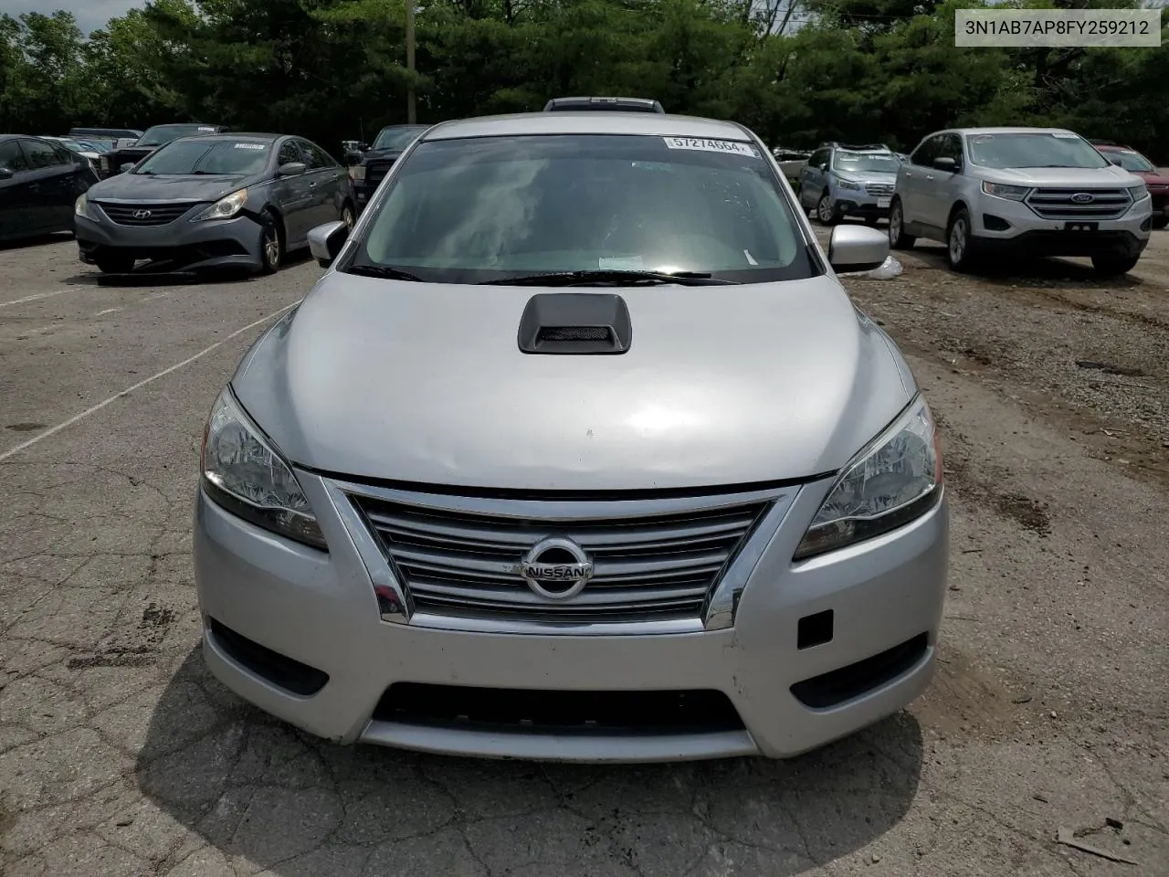 3N1AB7AP8FY259212 2015 Nissan Sentra S