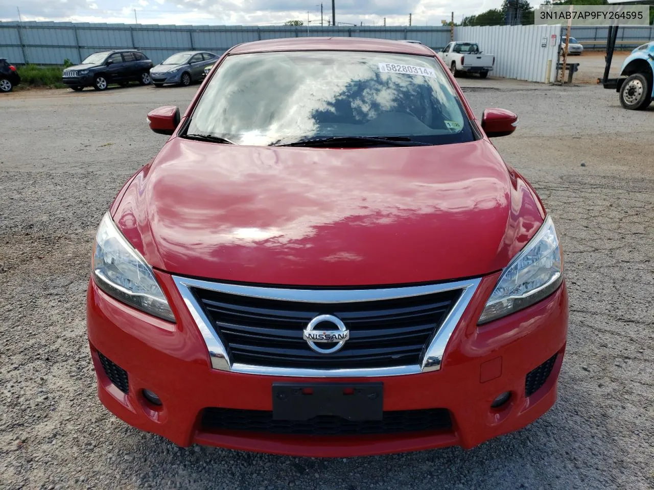 2015 Nissan Sentra S VIN: 3N1AB7AP9FY264595 Lot: 58280314