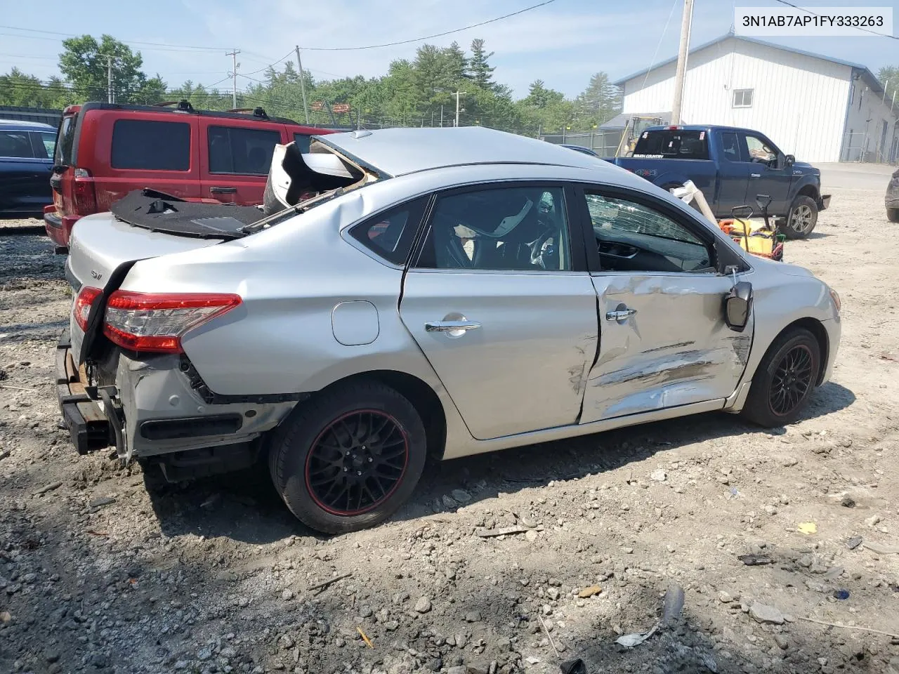 2015 Nissan Sentra S VIN: 3N1AB7AP1FY333263 Lot: 58838094