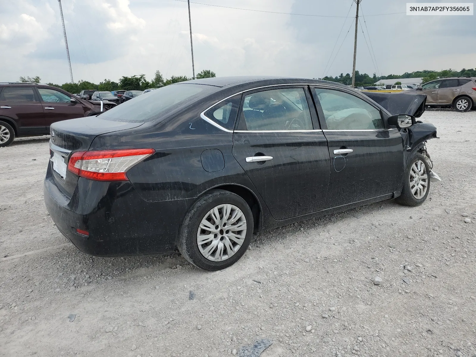 2015 Nissan Sentra S VIN: 3N1AB7AP2FY356065 Lot: 59018344