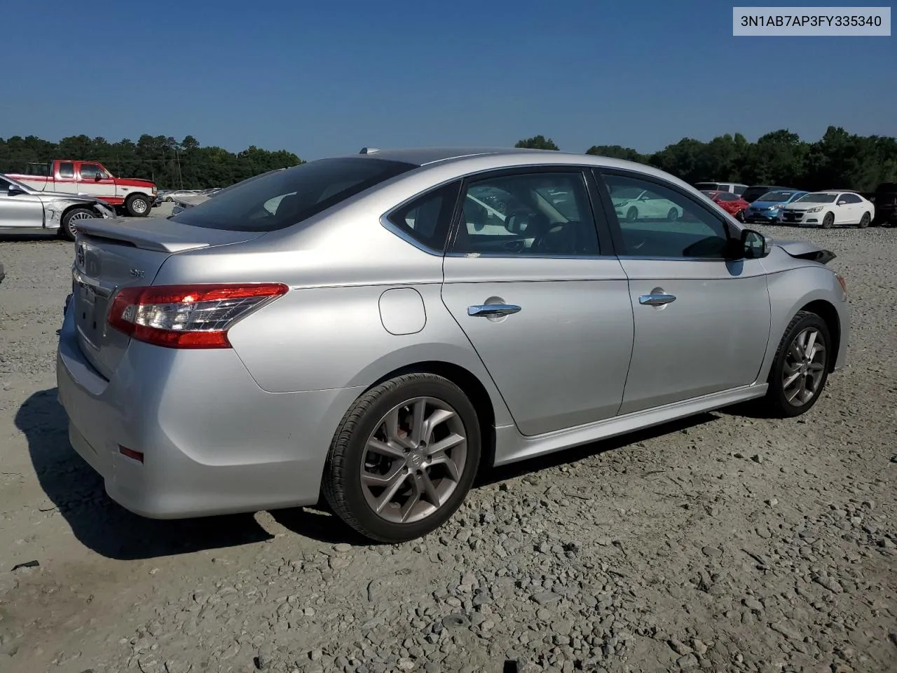 2015 Nissan Sentra S VIN: 3N1AB7AP3FY335340 Lot: 59203794