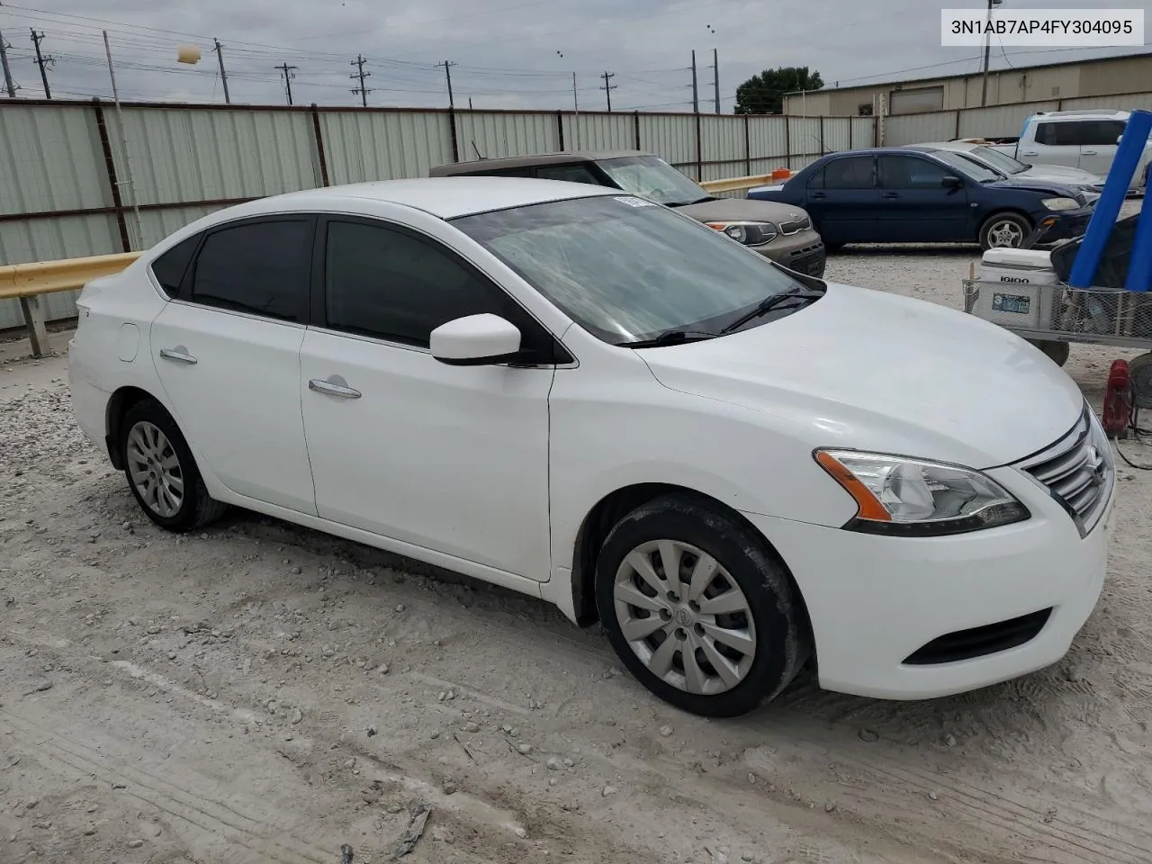 2015 Nissan Sentra S VIN: 3N1AB7AP4FY304095 Lot: 59841794