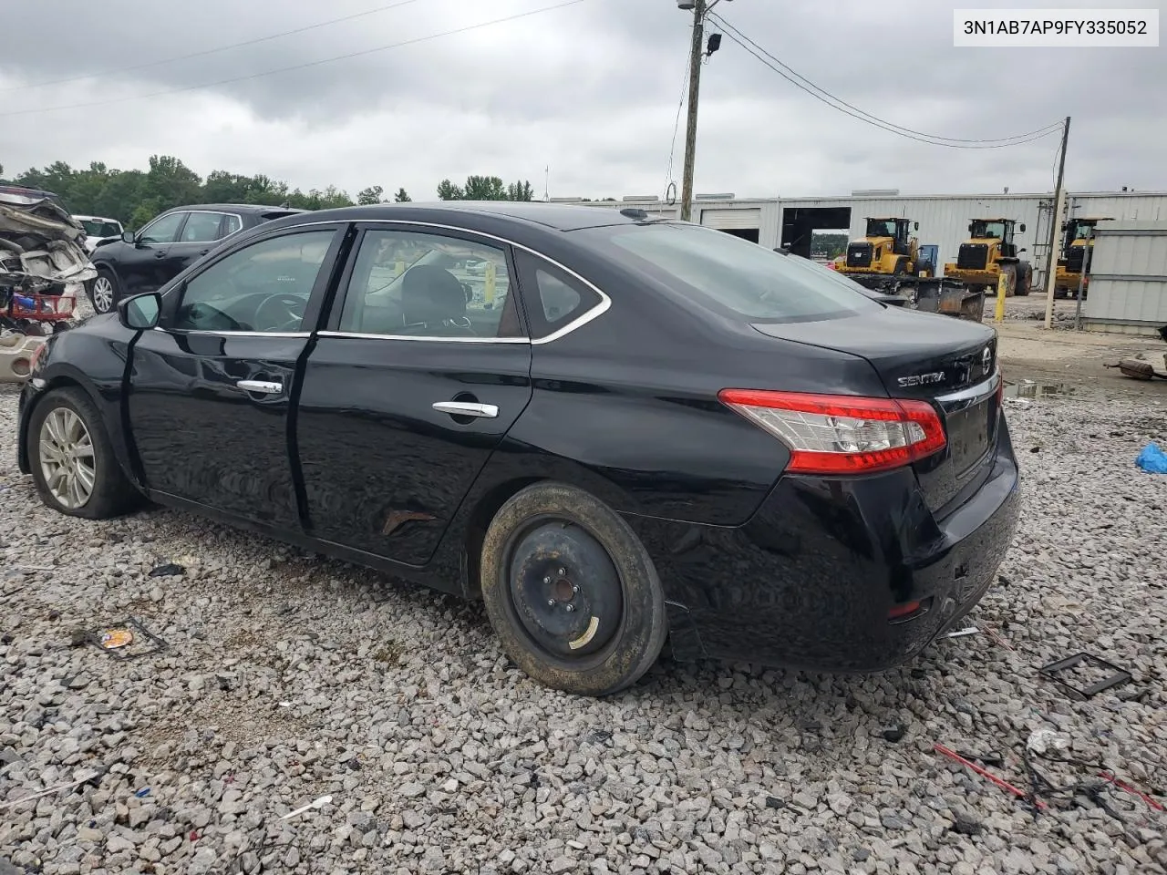 2015 Nissan Sentra S VIN: 3N1AB7AP9FY335052 Lot: 60545554