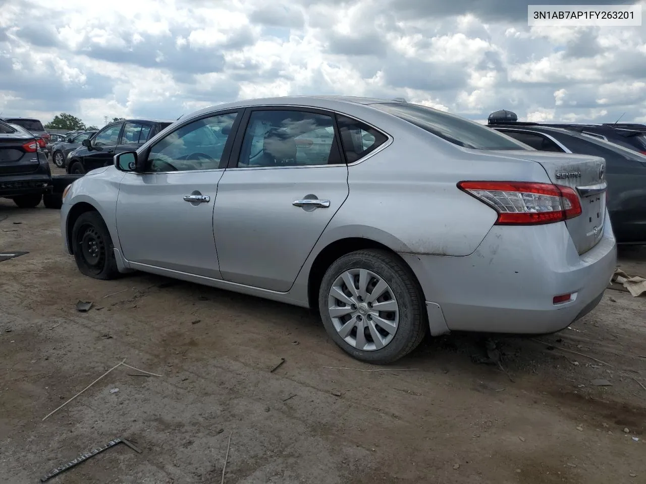 2015 Nissan Sentra S VIN: 3N1AB7AP1FY263201 Lot: 61959324