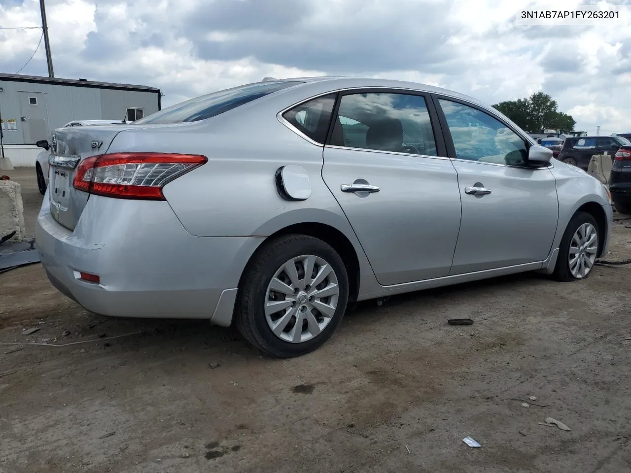 2015 Nissan Sentra S VIN: 3N1AB7AP1FY263201 Lot: 61959324