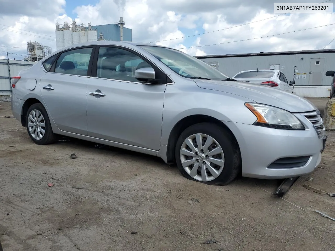 2015 Nissan Sentra S VIN: 3N1AB7AP1FY263201 Lot: 61959324