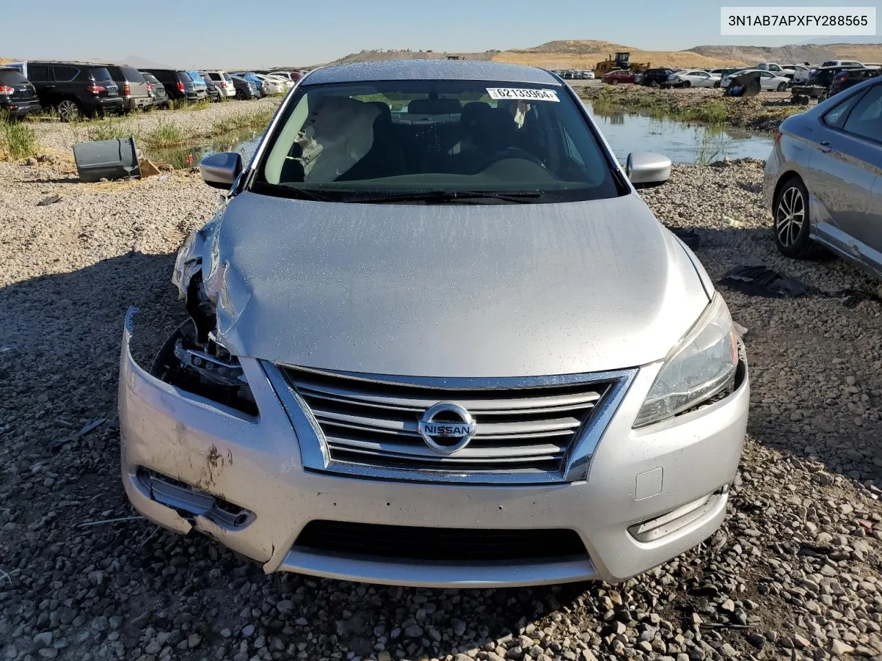 2015 Nissan Sentra S VIN: 3N1AB7APXFY288565 Lot: 62133964