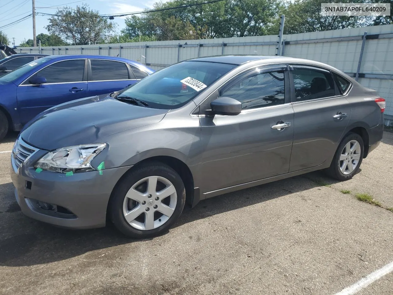 2015 Nissan Sentra S VIN: 3N1AB7AP0FL640209 Lot: 63203844