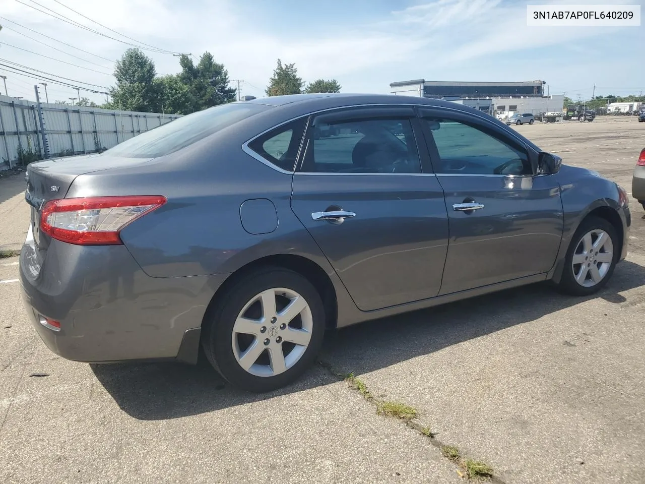 2015 Nissan Sentra S VIN: 3N1AB7AP0FL640209 Lot: 63203844