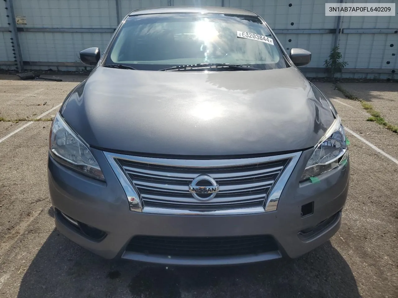 2015 Nissan Sentra S VIN: 3N1AB7AP0FL640209 Lot: 63203844