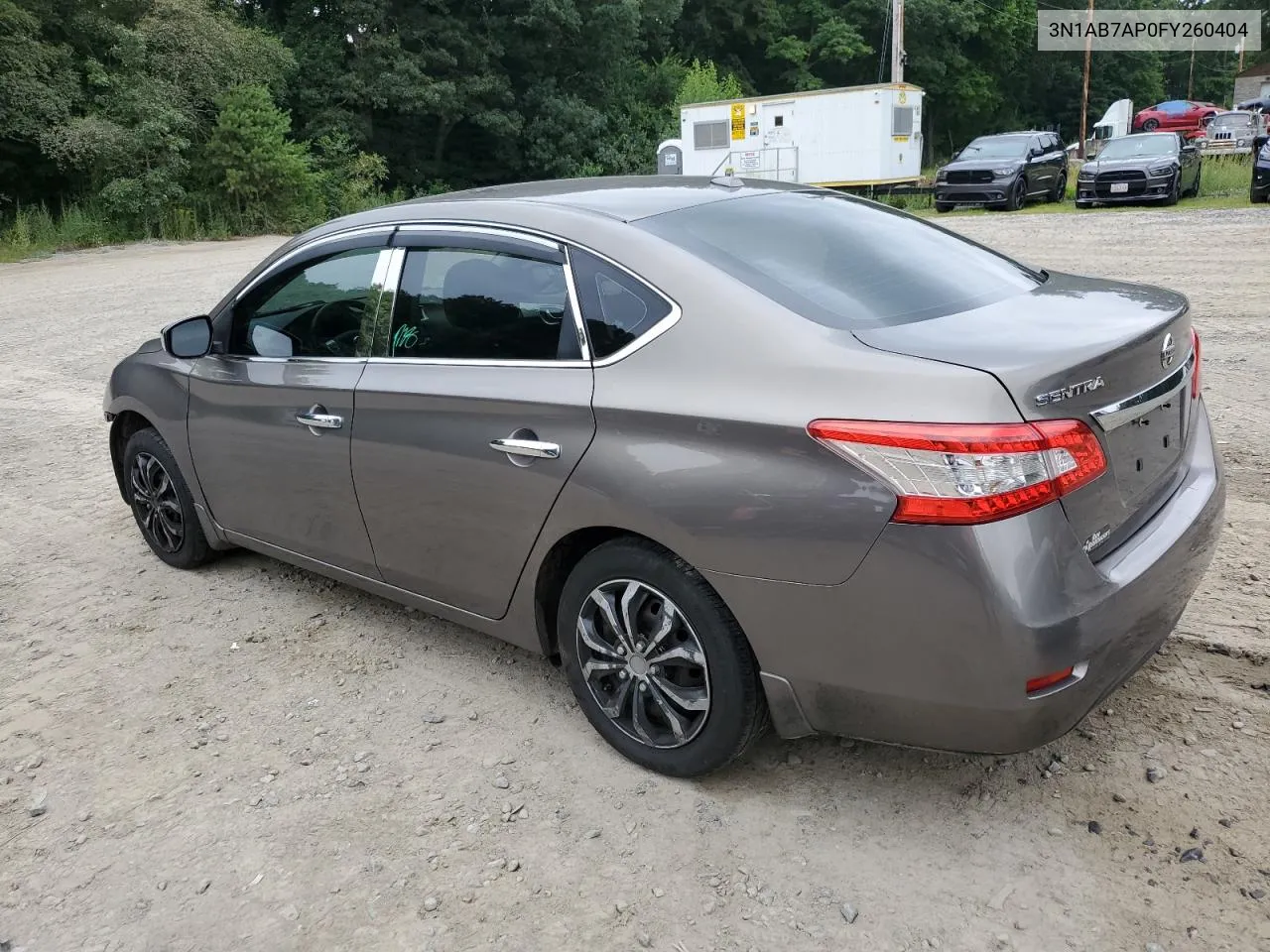 2015 Nissan Sentra S VIN: 3N1AB7AP0FY260404 Lot: 63621814