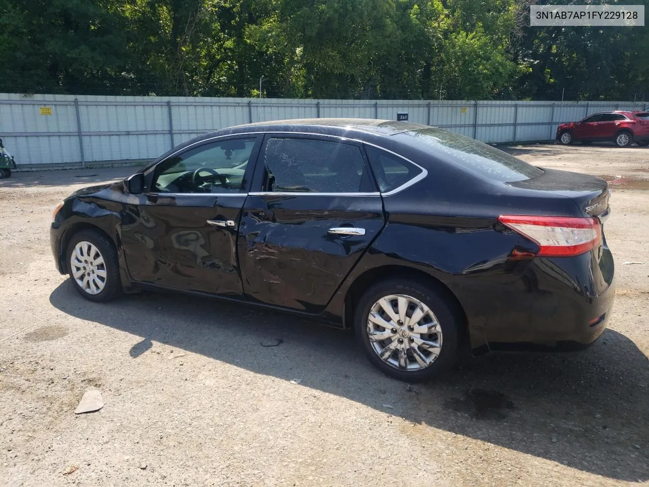 2015 Nissan Sentra S VIN: 3N1AB7AP1FY229128 Lot: 63726174