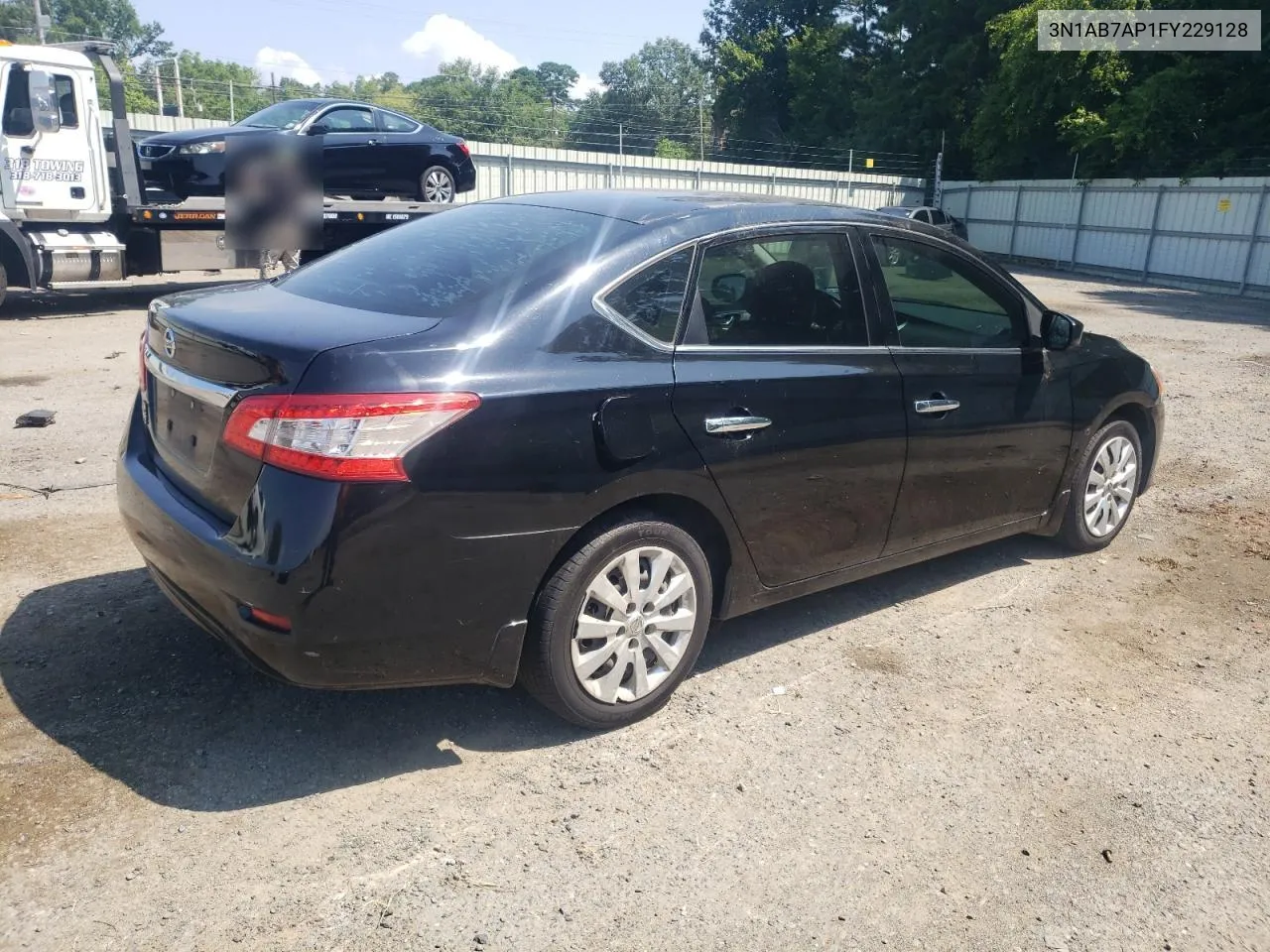 2015 Nissan Sentra S VIN: 3N1AB7AP1FY229128 Lot: 63726174