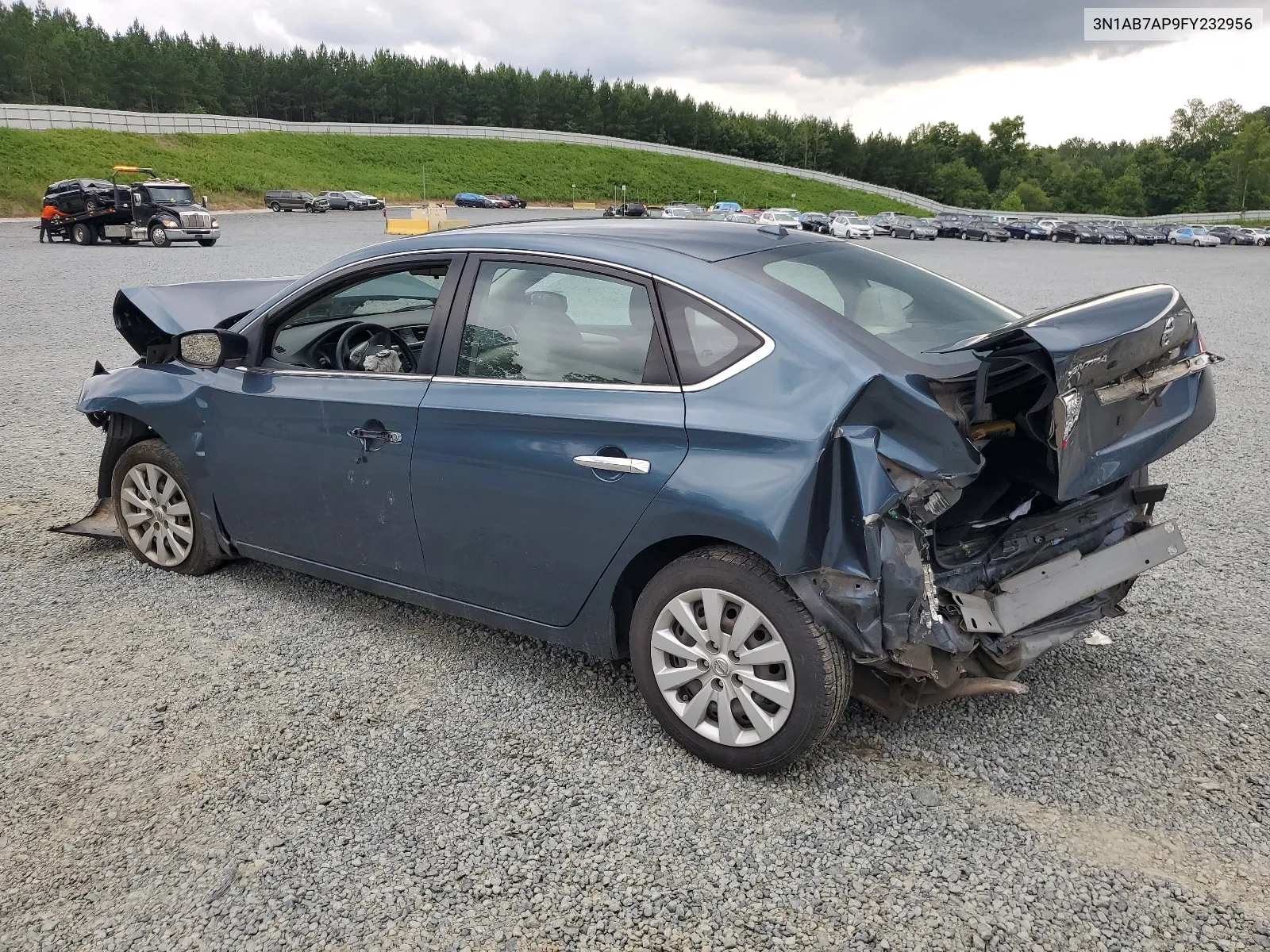 2015 Nissan Sentra S VIN: 3N1AB7AP9FY232956 Lot: 63981934