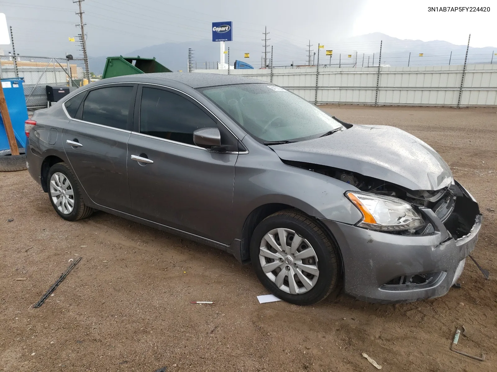 3N1AB7AP5FY224420 2015 Nissan Sentra S