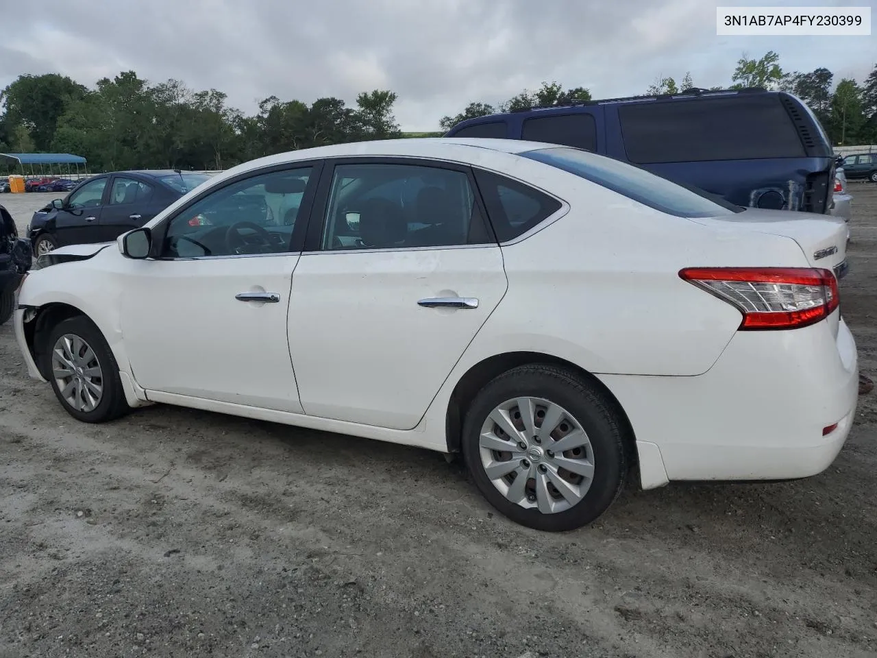 2015 Nissan Sentra S VIN: 3N1AB7AP4FY230399 Lot: 64641624