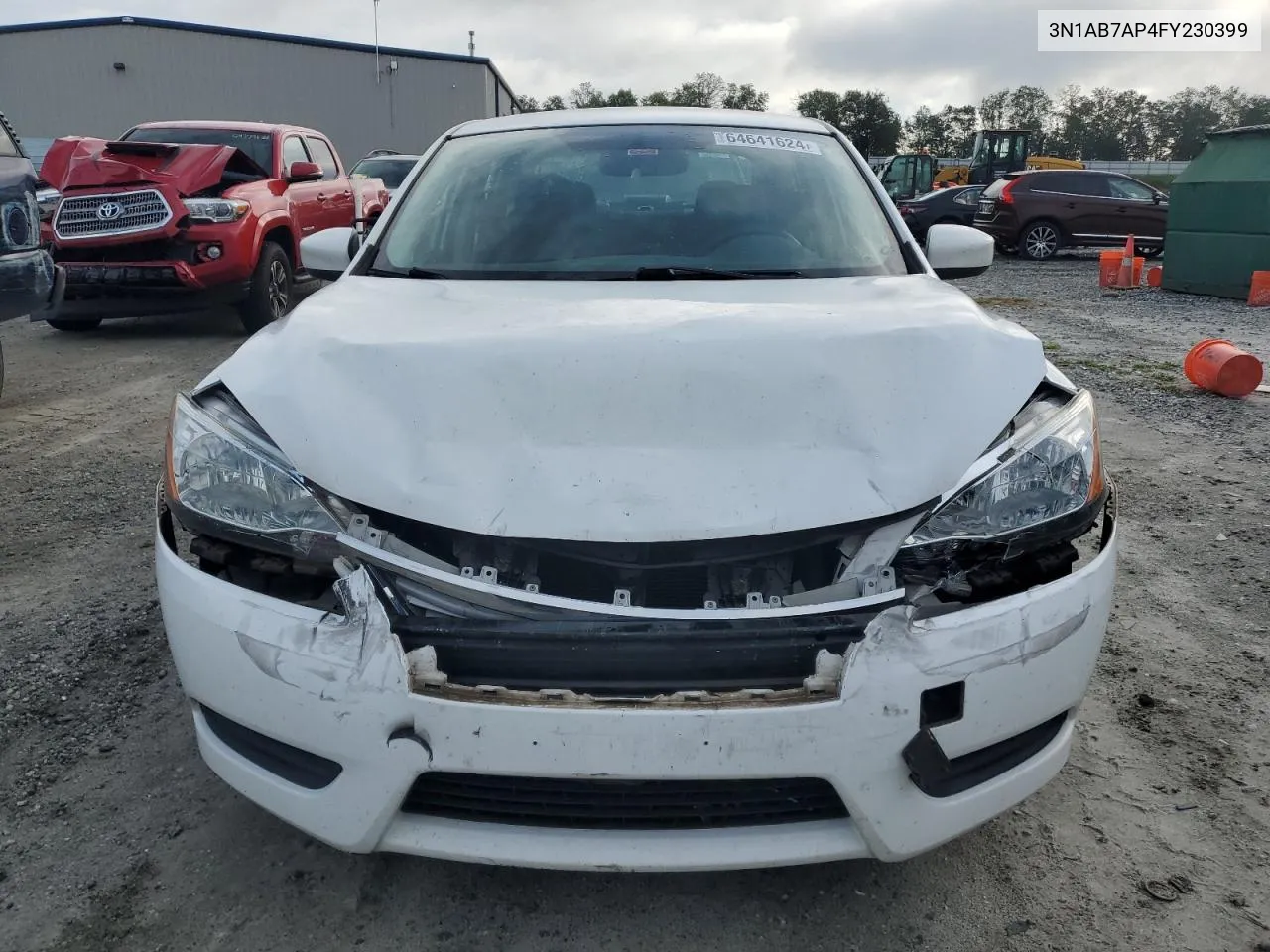 3N1AB7AP4FY230399 2015 Nissan Sentra S