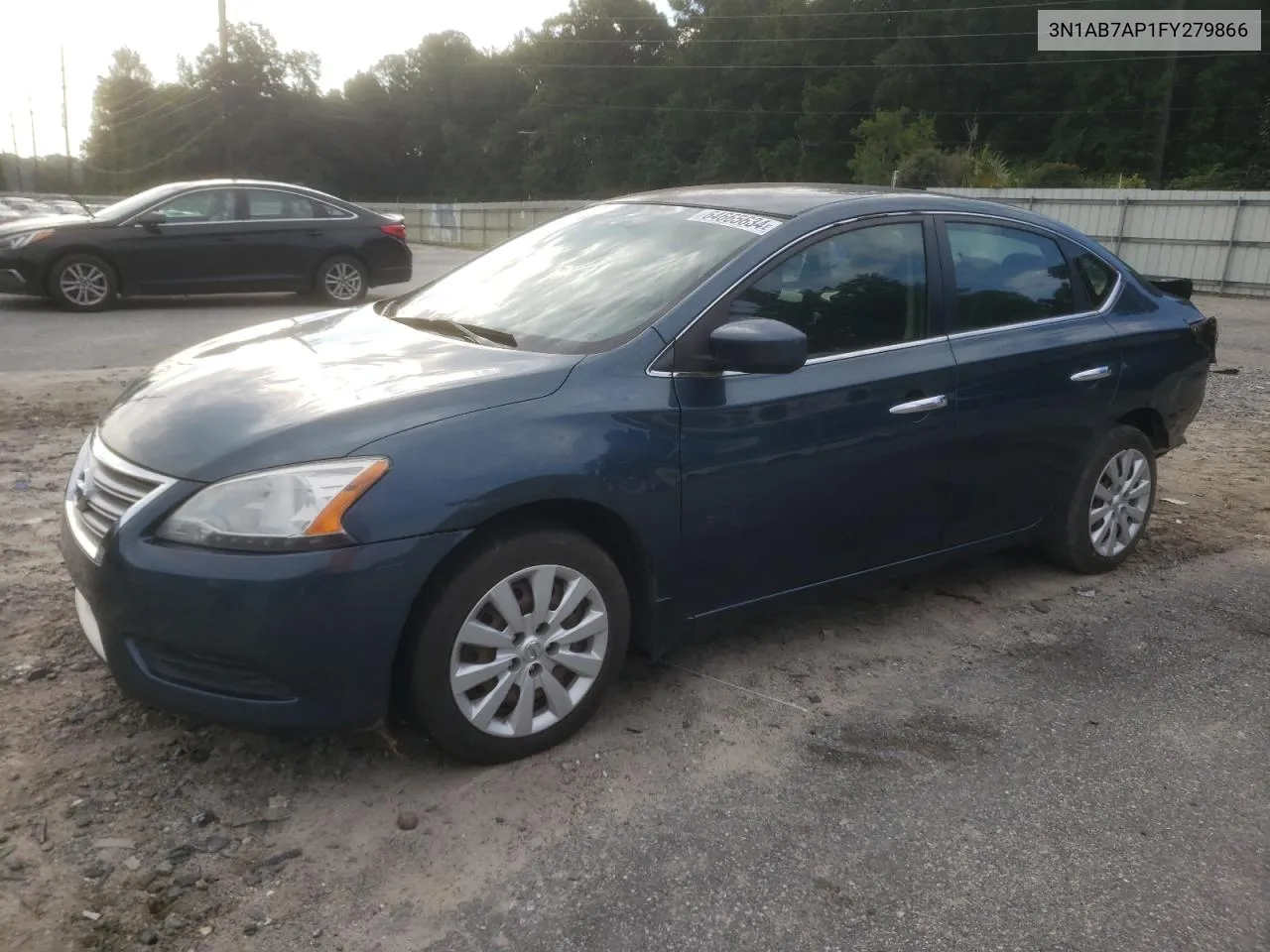 2015 Nissan Sentra S VIN: 3N1AB7AP1FY279866 Lot: 64665634