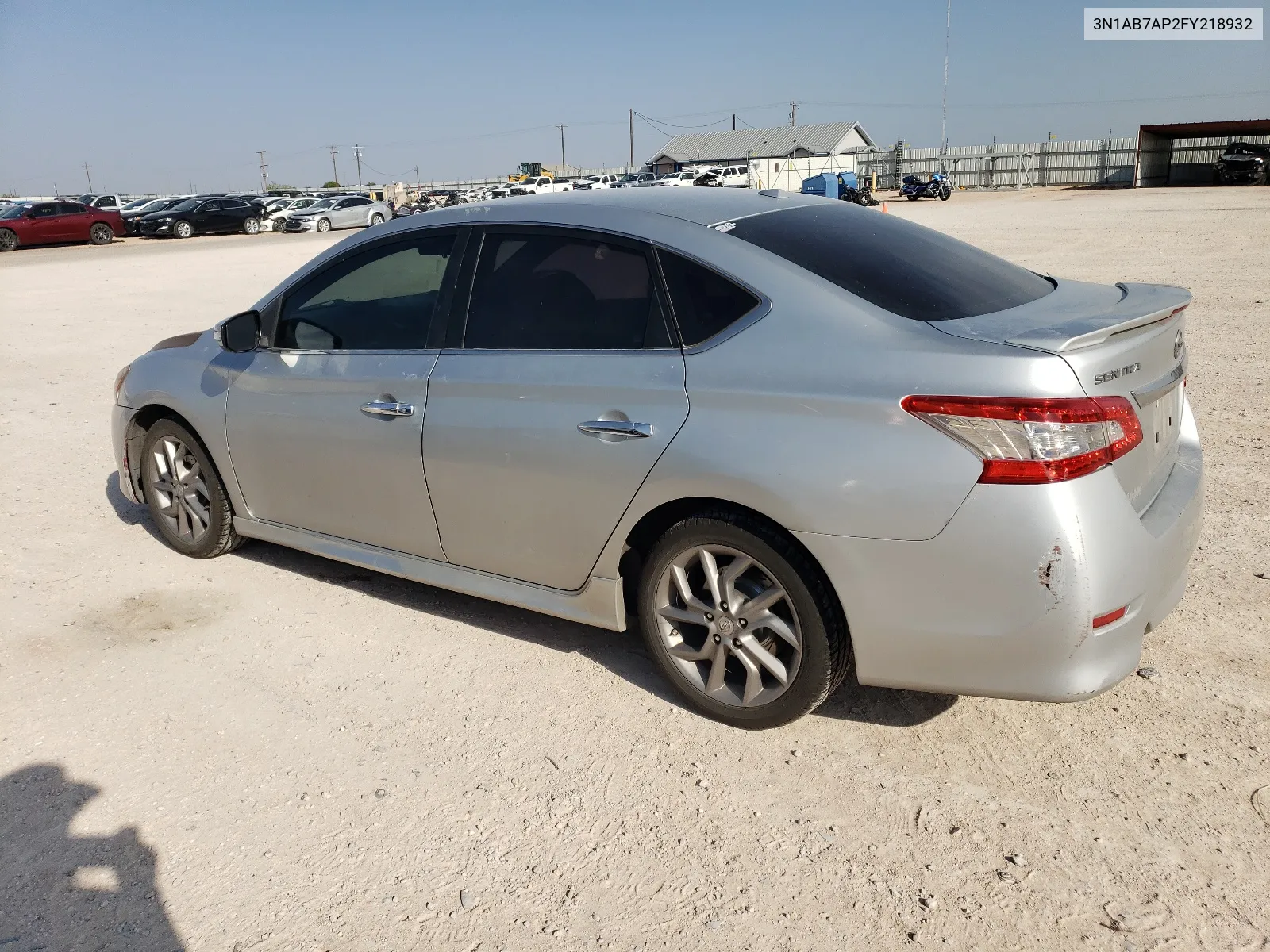 2015 Nissan Sentra S VIN: 3N1AB7AP2FY218932 Lot: 65140924