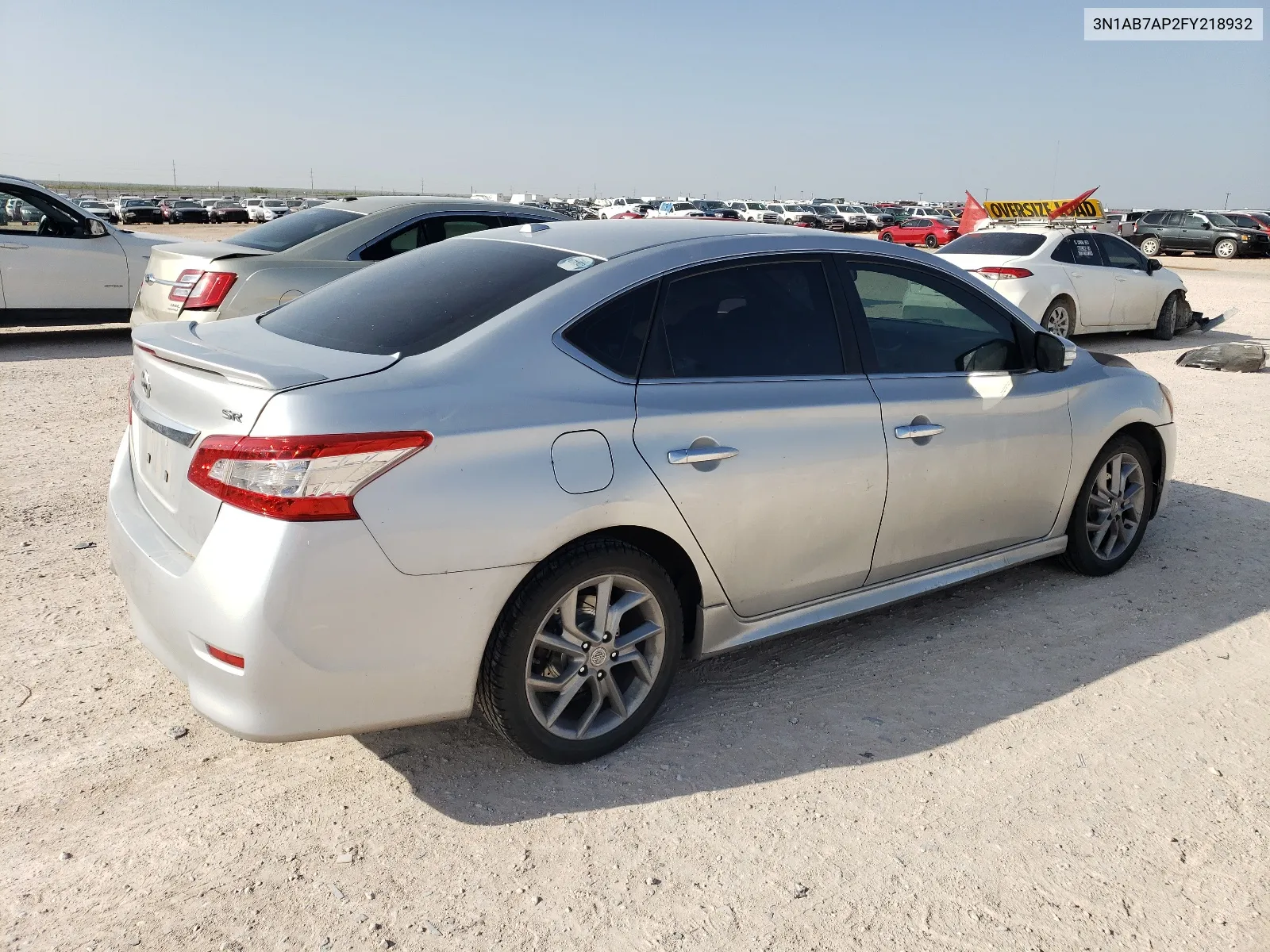 2015 Nissan Sentra S VIN: 3N1AB7AP2FY218932 Lot: 65140924