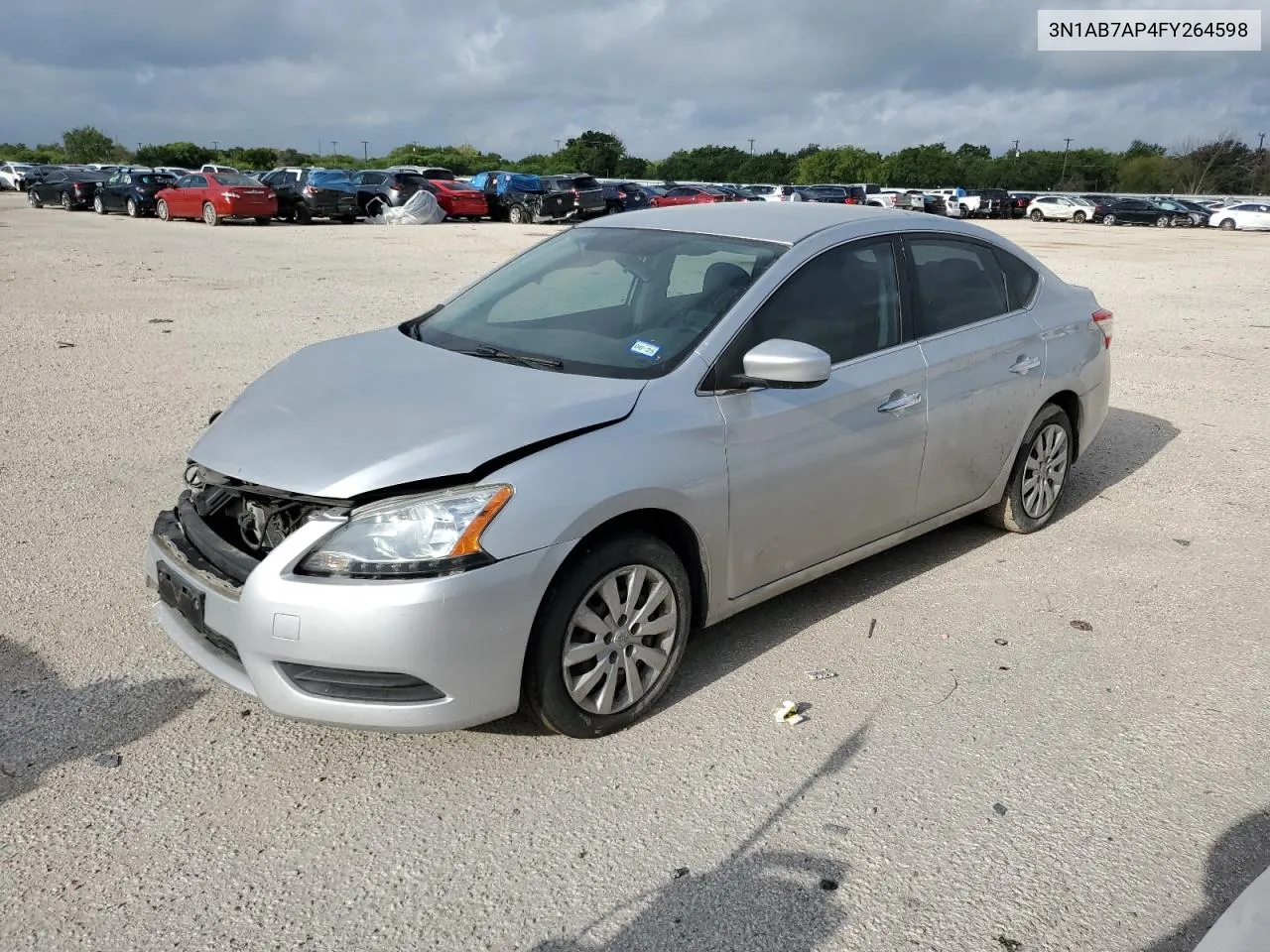 2015 Nissan Sentra S VIN: 3N1AB7AP4FY264598 Lot: 65141774