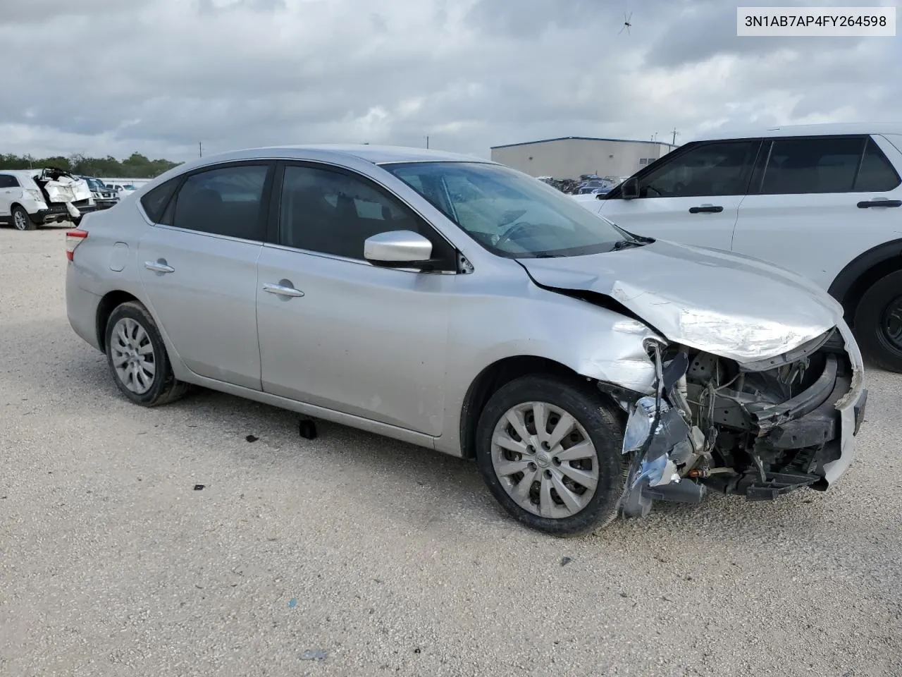 2015 Nissan Sentra S VIN: 3N1AB7AP4FY264598 Lot: 65141774