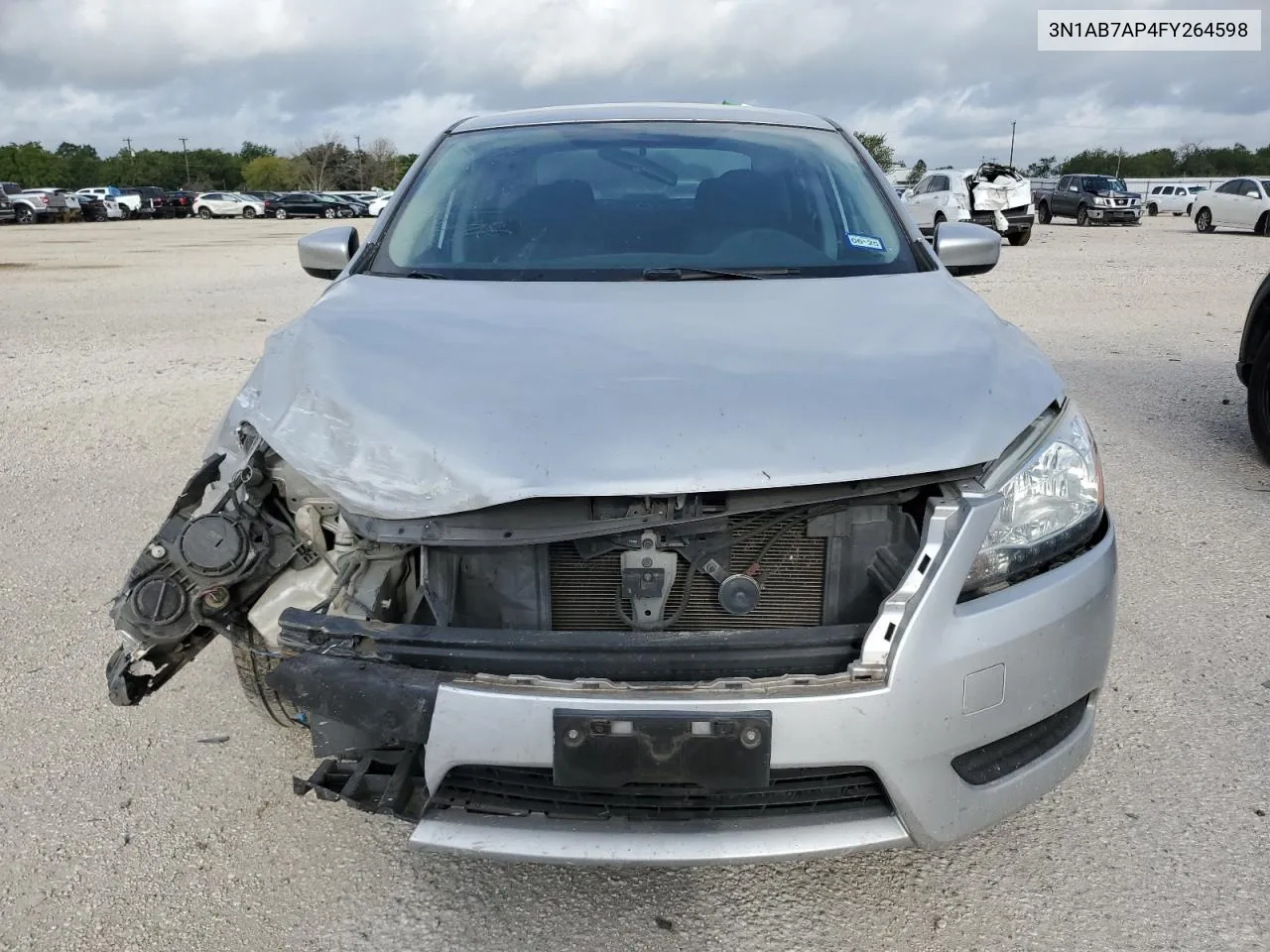 2015 Nissan Sentra S VIN: 3N1AB7AP4FY264598 Lot: 65141774