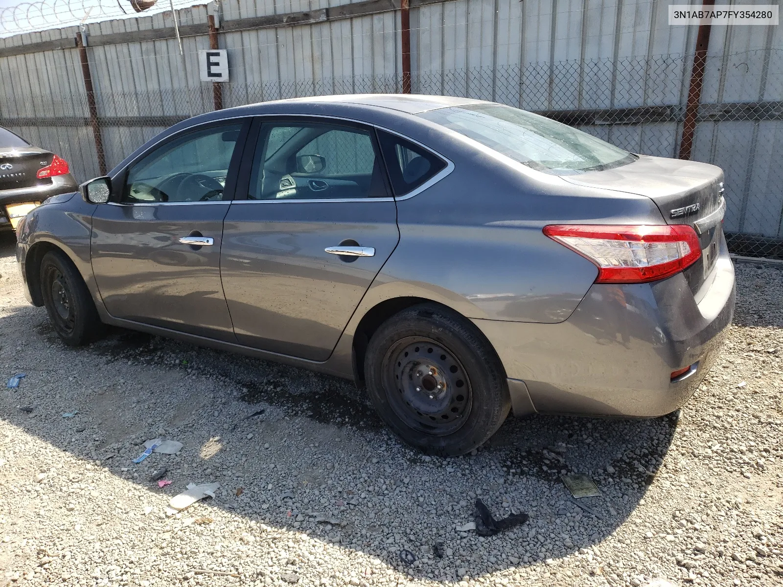 2015 Nissan Sentra S VIN: 3N1AB7AP7FY354280 Lot: 65184024