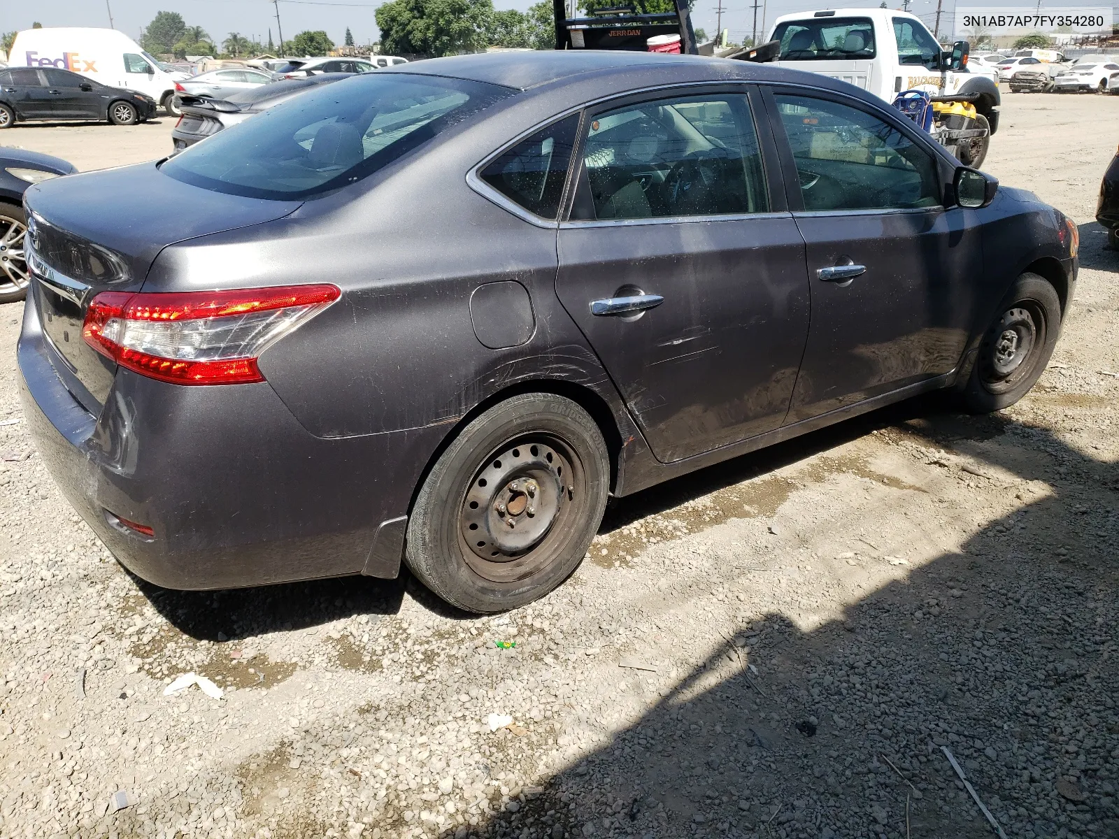 2015 Nissan Sentra S VIN: 3N1AB7AP7FY354280 Lot: 65184024