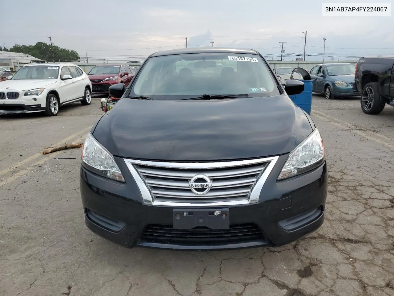 2015 Nissan Sentra S VIN: 3N1AB7AP4FY224067 Lot: 65187154