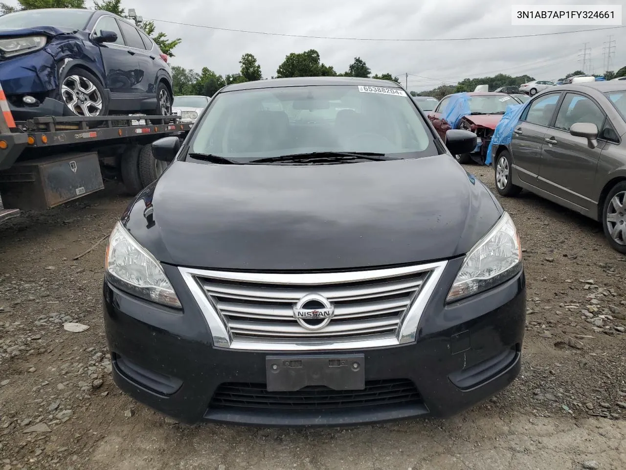 2015 Nissan Sentra S VIN: 3N1AB7AP1FY324661 Lot: 65388204