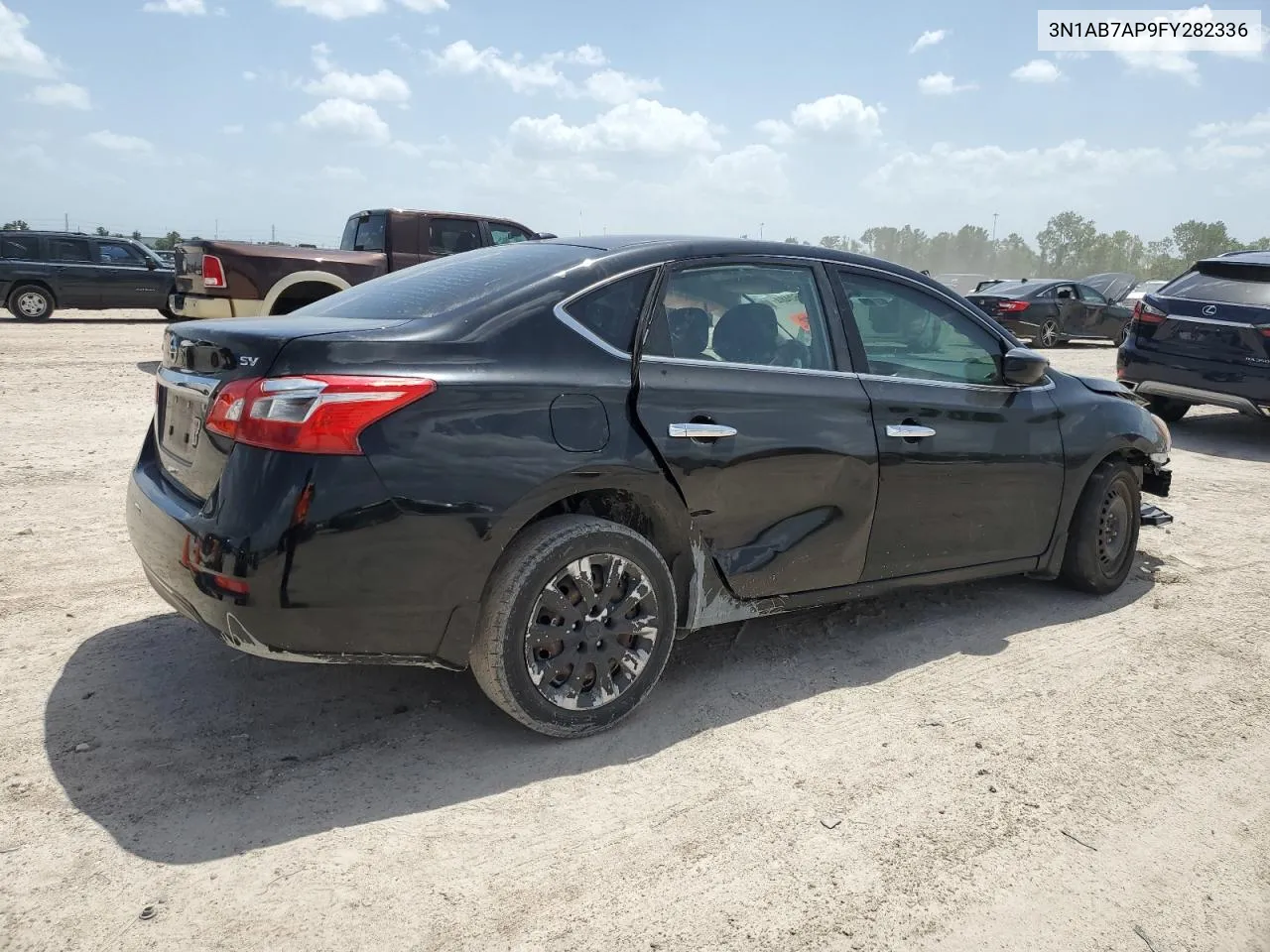 2015 Nissan Sentra S VIN: 3N1AB7AP9FY282336 Lot: 65462484