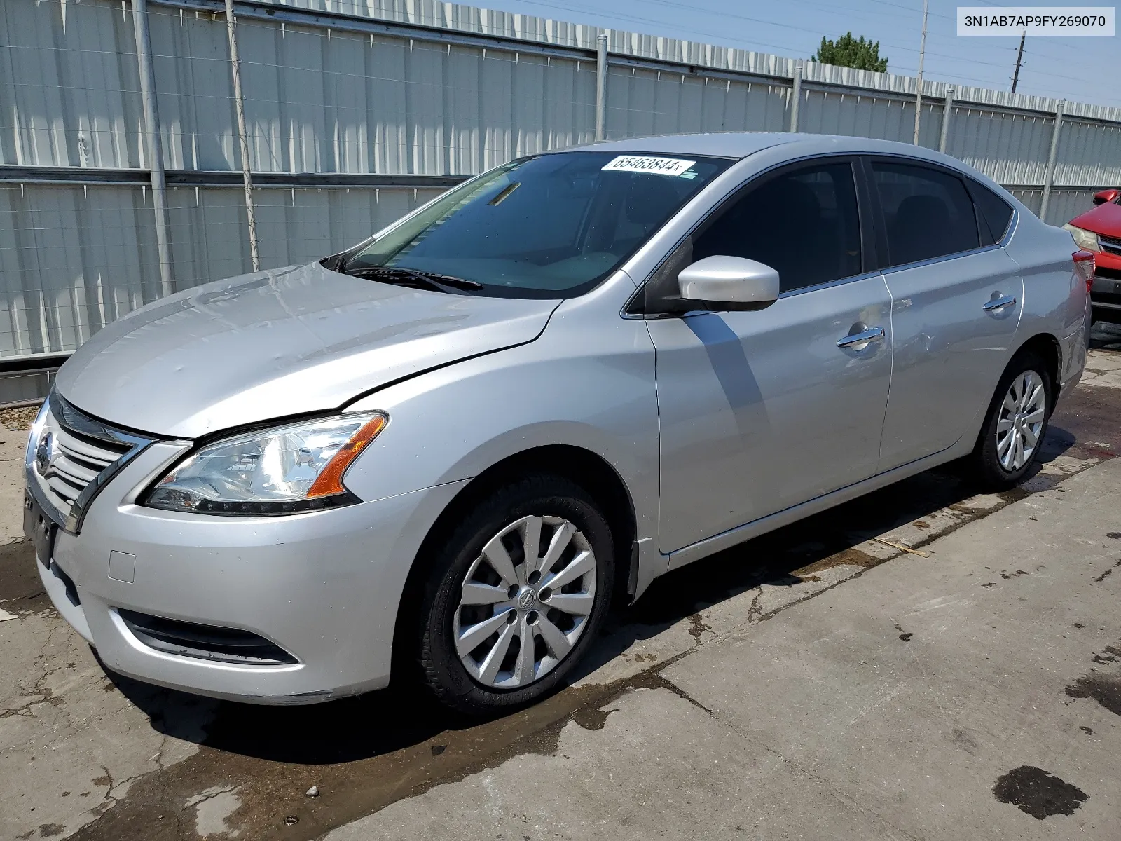 2015 Nissan Sentra S VIN: 3N1AB7AP9FY269070 Lot: 65463844