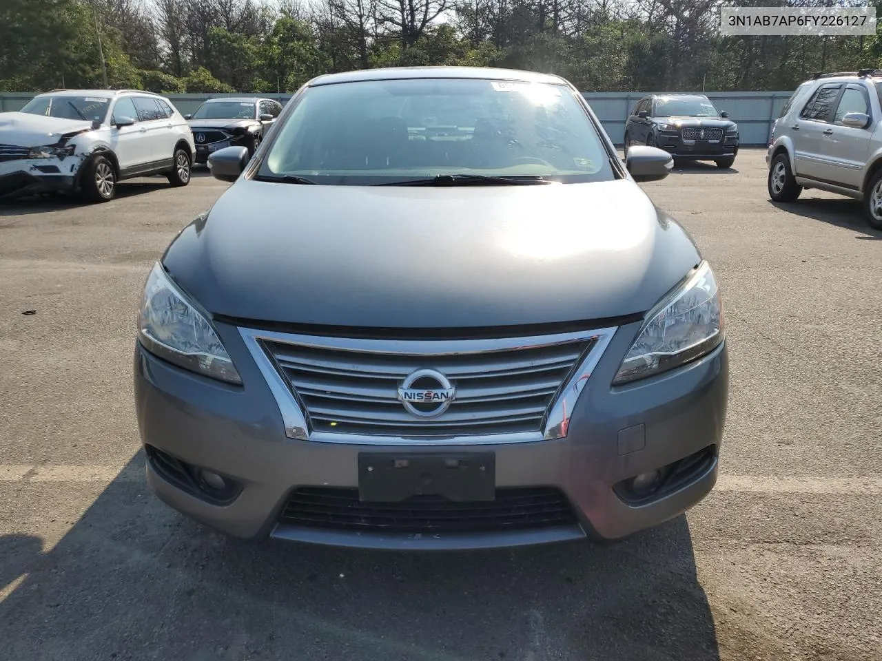 2015 Nissan Sentra S VIN: 3N1AB7AP6FY226127 Lot: 65489564