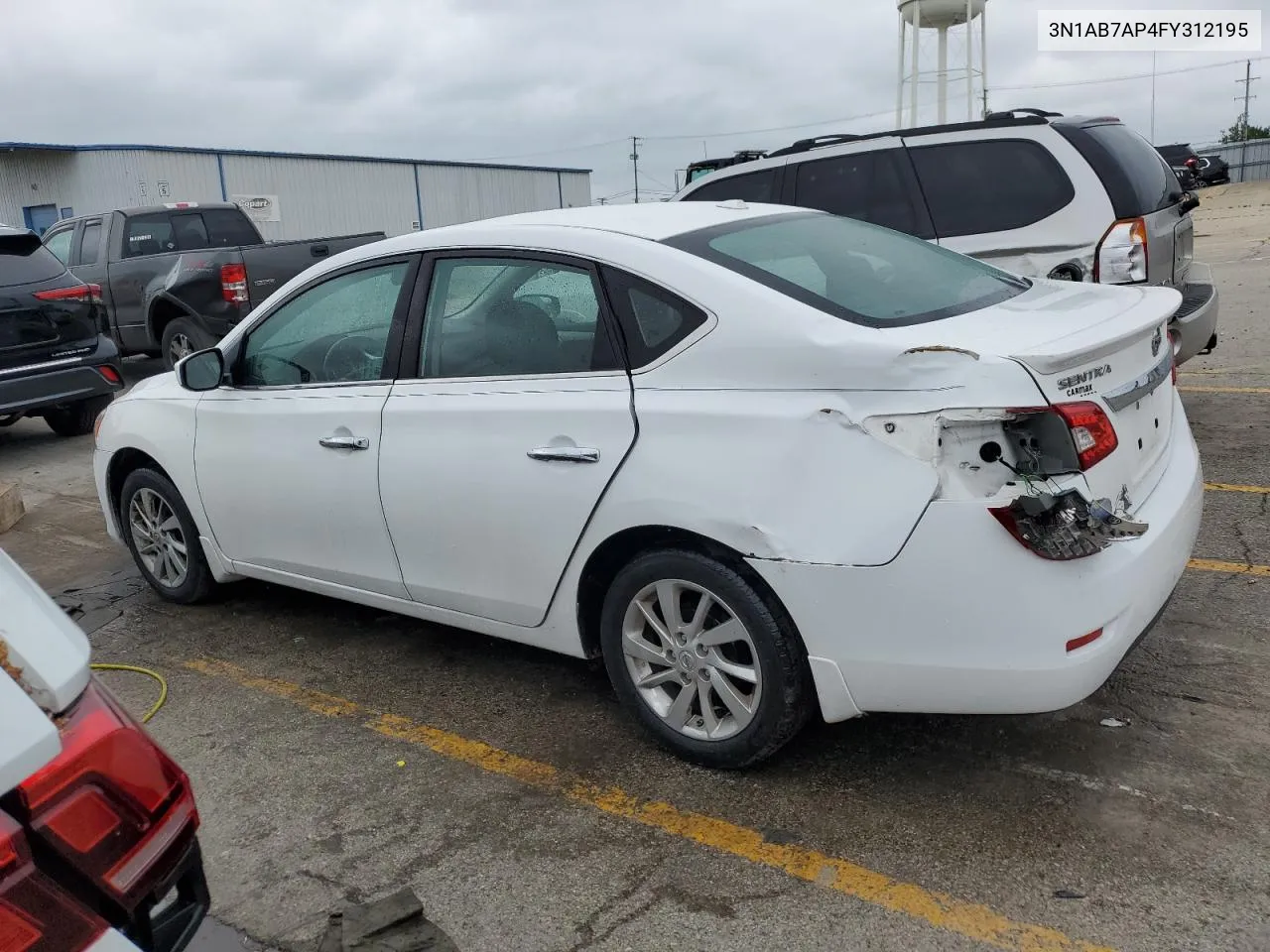 2015 Nissan Sentra S VIN: 3N1AB7AP4FY312195 Lot: 65607424